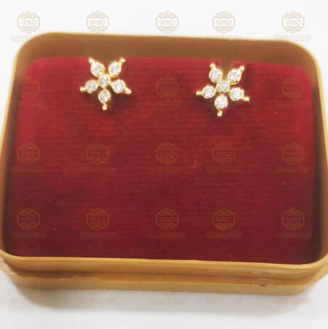 Earrings - Karaikudi WBC Ornaments & Utensils : Diamond | Gold | Silver